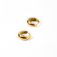 Huggie Earrings - Sunday Hoop Gold 10mm - LINNY CO WholesaleMetals