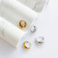 Huggie Earrings - Sunday Hoop Gold 12mm - LINNY CO WholesaleMetals