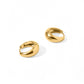 Huggie Earrings - Sunday Hoop Gold 12mm - LINNY CO WholesaleMetals