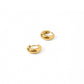 Huggie Earrings - Sunday Hoop Gold 8mm - LINNY CO WholesaleMetals