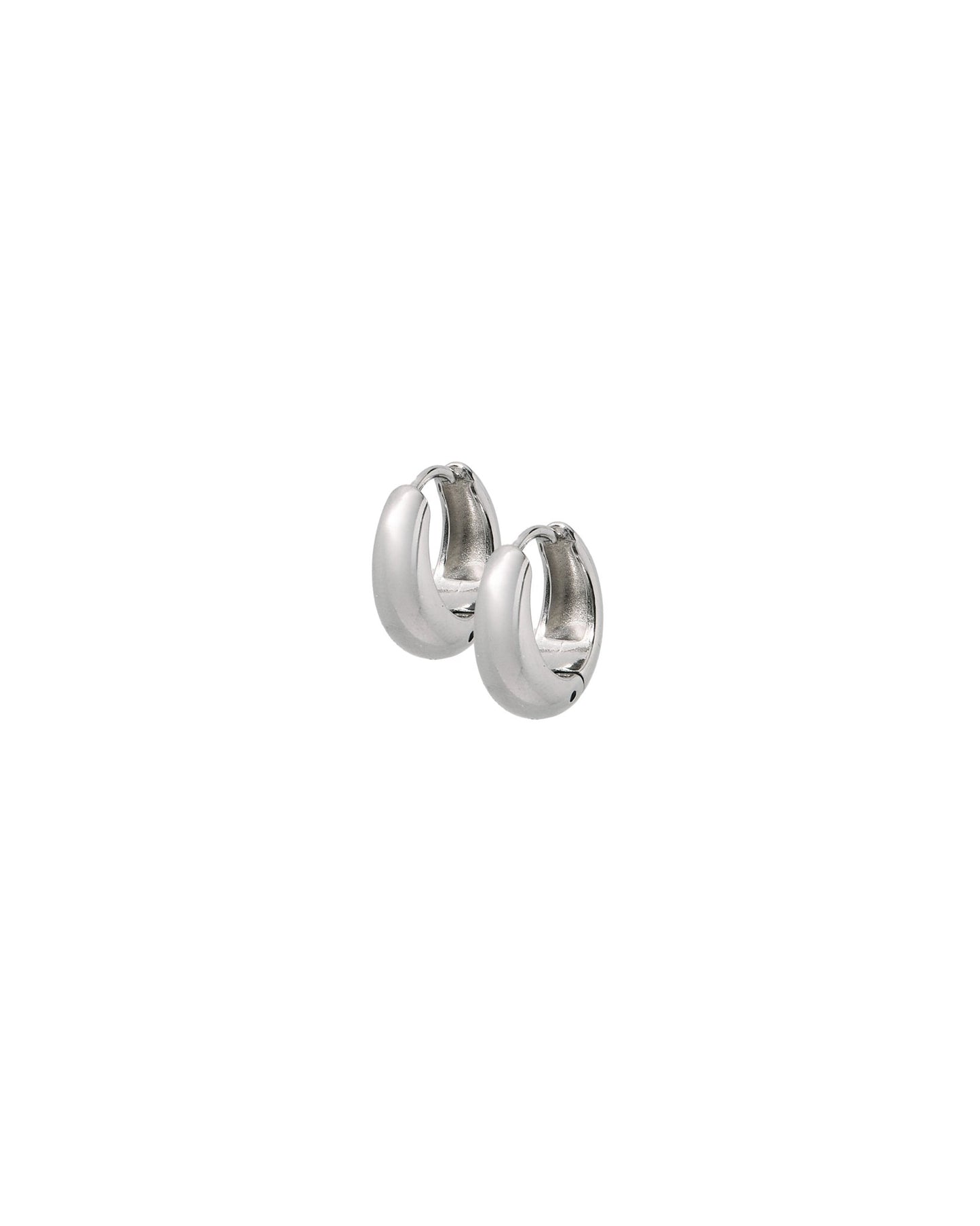 Huggie Earrings - Sunday Hoop Silver 10mm - LINNY CO WholesaleMetals