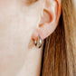 Huggie Earrings - Sunday Hoop Silver 10mm - LINNY CO WholesaleMetals