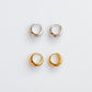 Huggie Earrings - Sunday Hoop Silver 12mm - LINNY CO WholesaleMetals