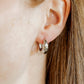 Huggie Earrings - Sunday Hoop Silver 12mm - LINNY CO WholesaleMetals