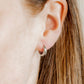 Huggie Earrings - Sunday Hoop Silver 8mm - LINNY CO WholesaleMetals