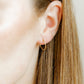 Huggie Infinity Hoop Earrings - Ava Gold 10mm - LINNY CO Wholesale