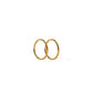 Huggie Infinity Hoop Earrings - Ava Gold 10mm - LINNY CO Wholesale