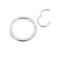 Huggie Infinity Hoop Earrings - Ava Silver 10mm - LINNY CO Wholesale