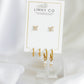 Huggie & Screwback Stud Set - Austin - LINNY CO WholesaleStuds