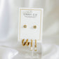 Huggie & Screwback Stud Set - Boston - LINNY CO WholesaleStuds