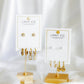 Huggie & Screwback Stud Set - Boston - LINNY CO WholesaleStuds