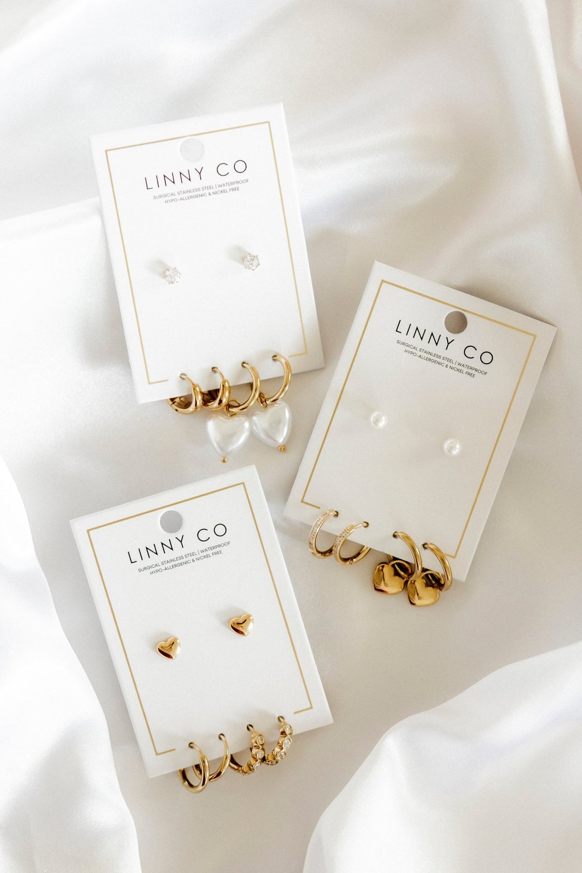 Huggie & Screwback Stud Set - Denver - LINNY CO WholesaleStuds