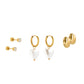 Huggie & Screwback Stud Set - Napa - LINNY CO WholesaleStuds