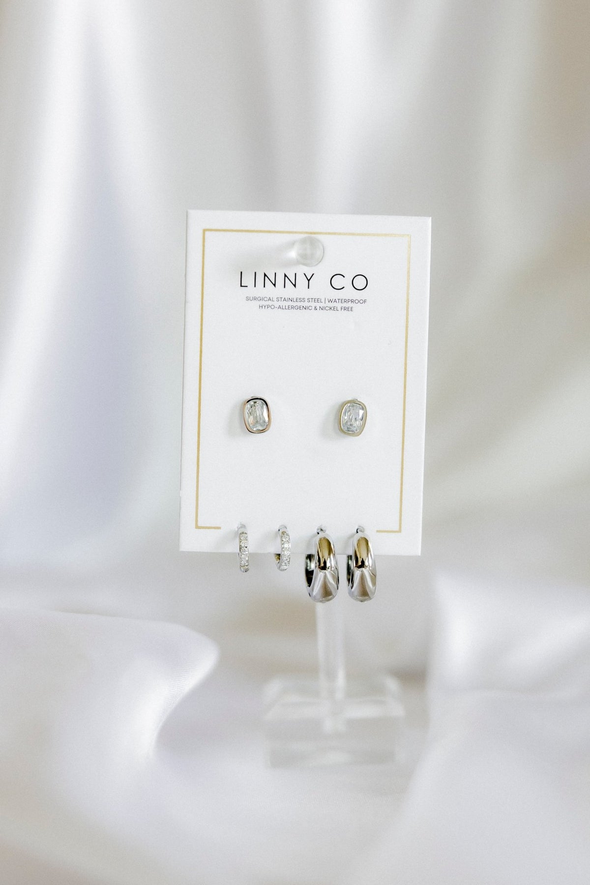 Huggie & Screwback Stud Set - New York - LINNY CO WholesaleStuds