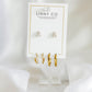 Huggie & Screwback Stud Set - Pasadena - LINNY CO WholesaleStuds