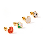 Screwback Stud Earrings - Golf Par-Tee