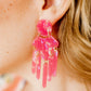 Janelle - Azalea Pink - Earrings - LINNY CO WholesaleAcetate