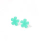 Jenna Flower Stud - Aqua - Earrings - LINNY CO WholesaleAcetate