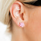 Jenna Flower Stud - Bubble Gum Pink - Earrings - LINNY CO WholesaleAcetate