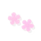 Jenna Flower Stud - Bubble Gum Pink - Earrings - LINNY CO WholesaleAcetate