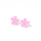 Jenna Flower Stud - Bubble Gum Pink - Earrings - LINNY CO WholesaleAcetate