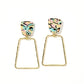 Kaelyn - Blue - Pink Retro - Earrings - LINNY CO WholesaleAcetate