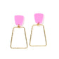 Kaelyn - Bubble Gum Pink - Earrings - LINNY CO WholesaleAcetate