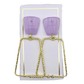 Kaelyn - Lavender Lines - Earrings - LINNY CO WholesaleAcetate