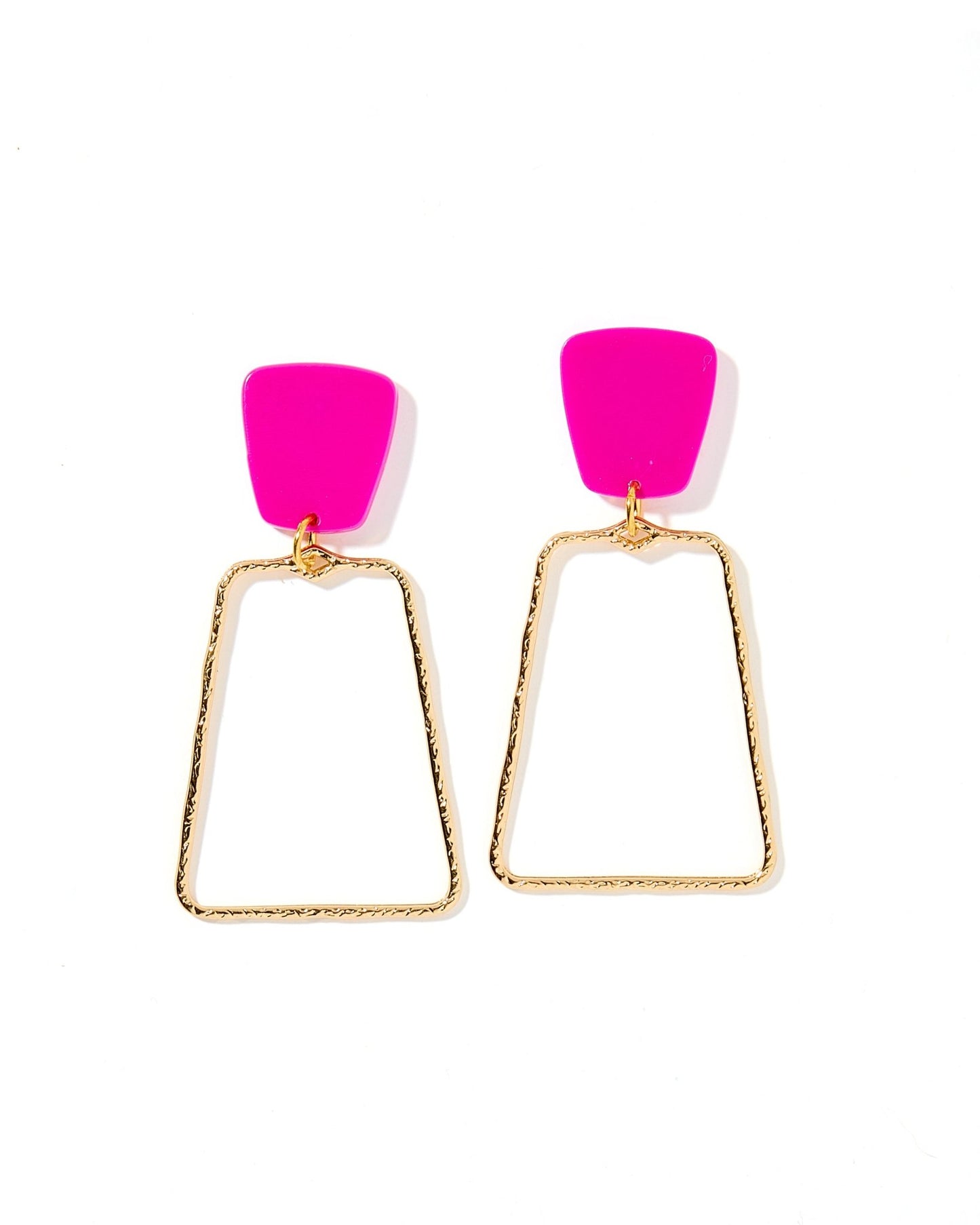 Kaelyn - Magenta - Earrings - LINNY CO WholesaleAcetate