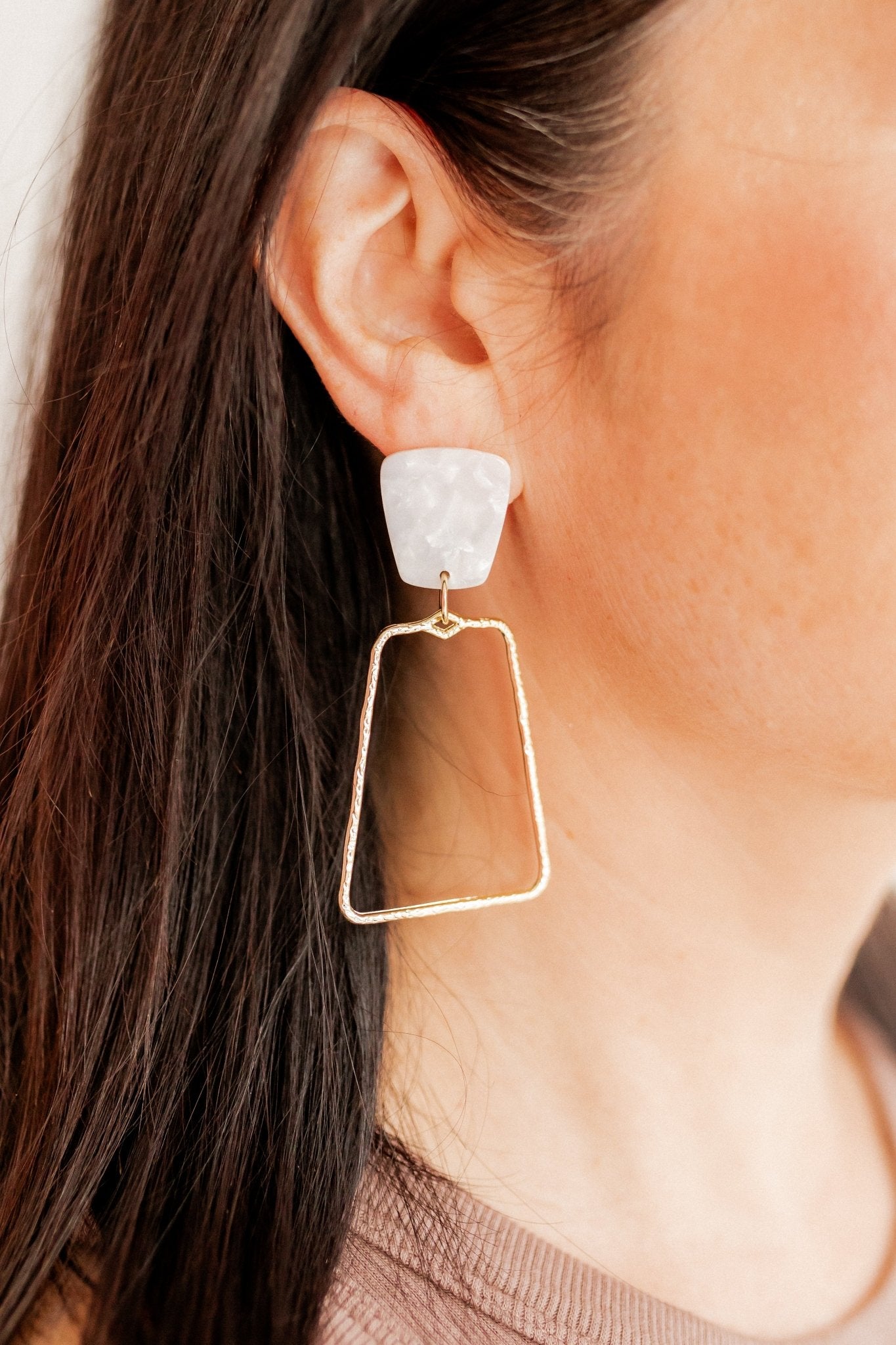 Kaelyn - Pearl - Earrings - LINNY CO WholesaleAcetate