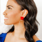Kaelyn - Pearlized Red - Earrings - LINNY CO WholesaleAcetate