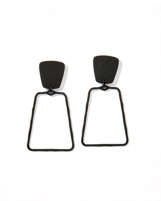 Kaelyn - True Black - Earrings - LINNY CO WholesaleAcetate