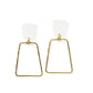 Kaelyn - True White - Earrings - LINNY CO WholesaleAcetate