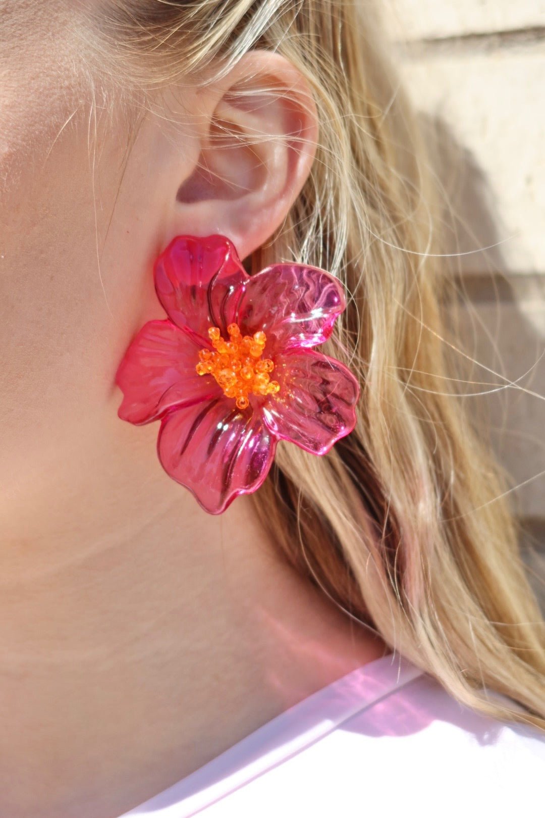 Kalani Statement Earrings - Purple - LINNY CO WholesaleAcetate