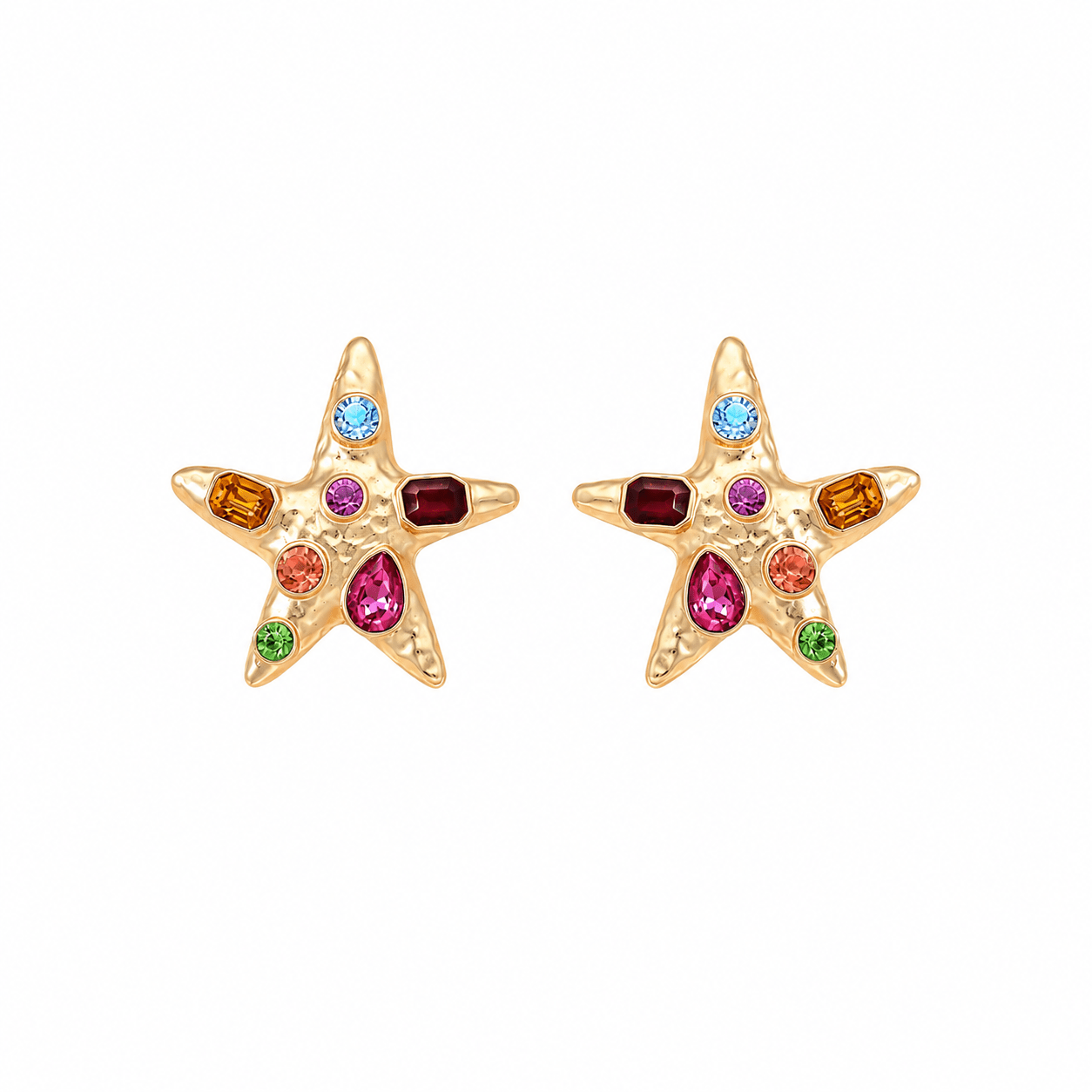 Karis Starfish Statement Earrings - LINNY CO WholesaleMetals