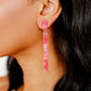 Keli - Azalea Pink - Earrings - LINNY CO WholesaleAcetate