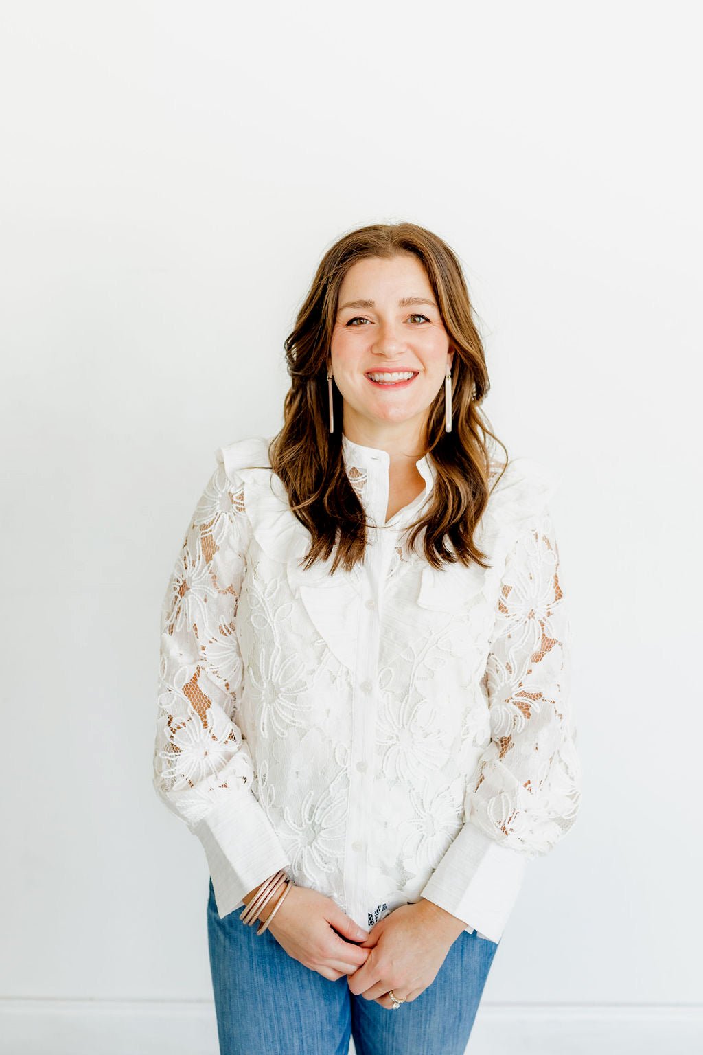 Keli - Blush Satin - Earrings - LINNY CO WholesaleAcetate