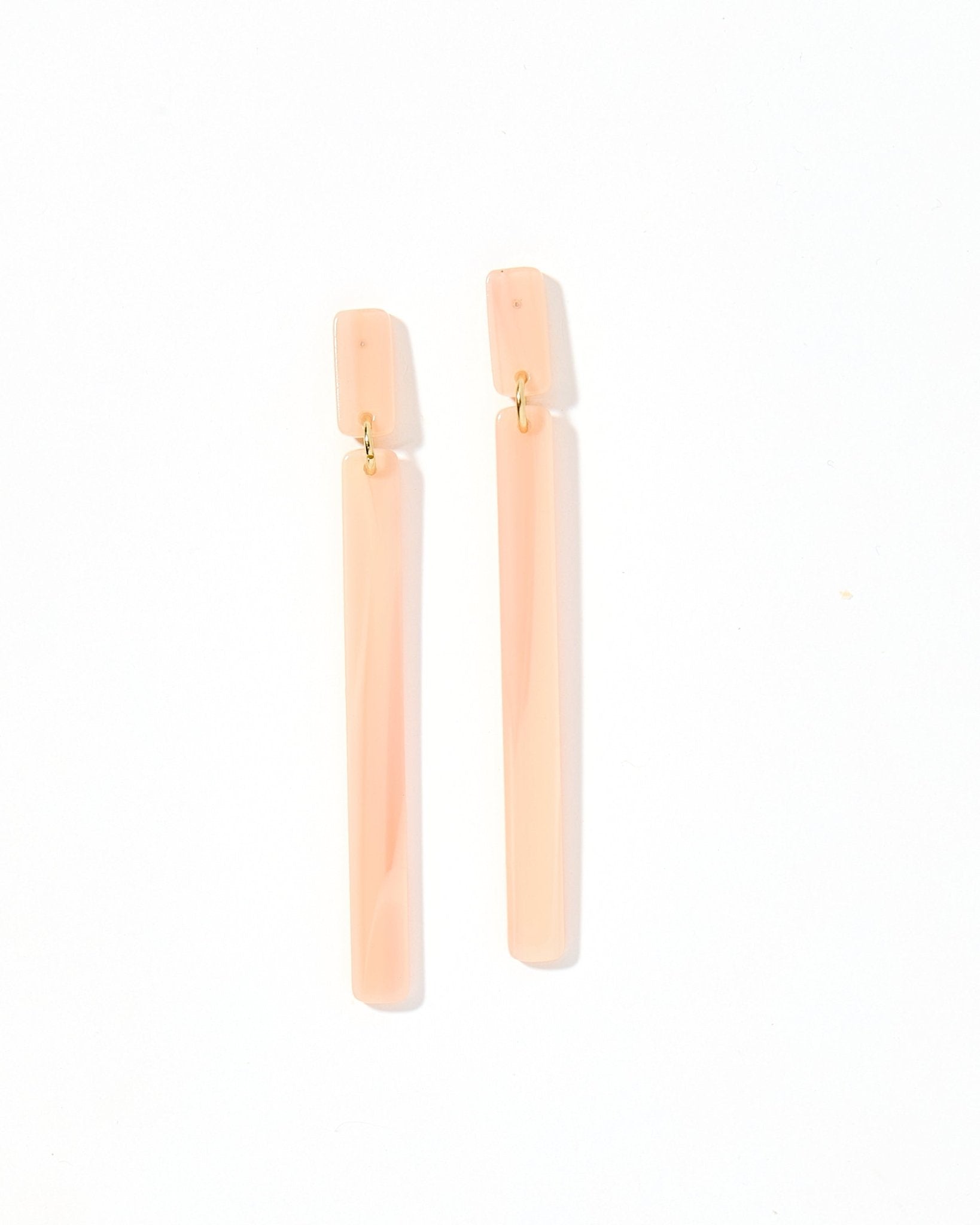 Keli - Blush Satin - Earrings – LINNY CO Wholesale