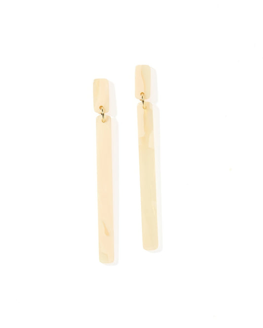 Keli - Champagne Sparkle - Earrings - LINNY CO WholesaleAcetate