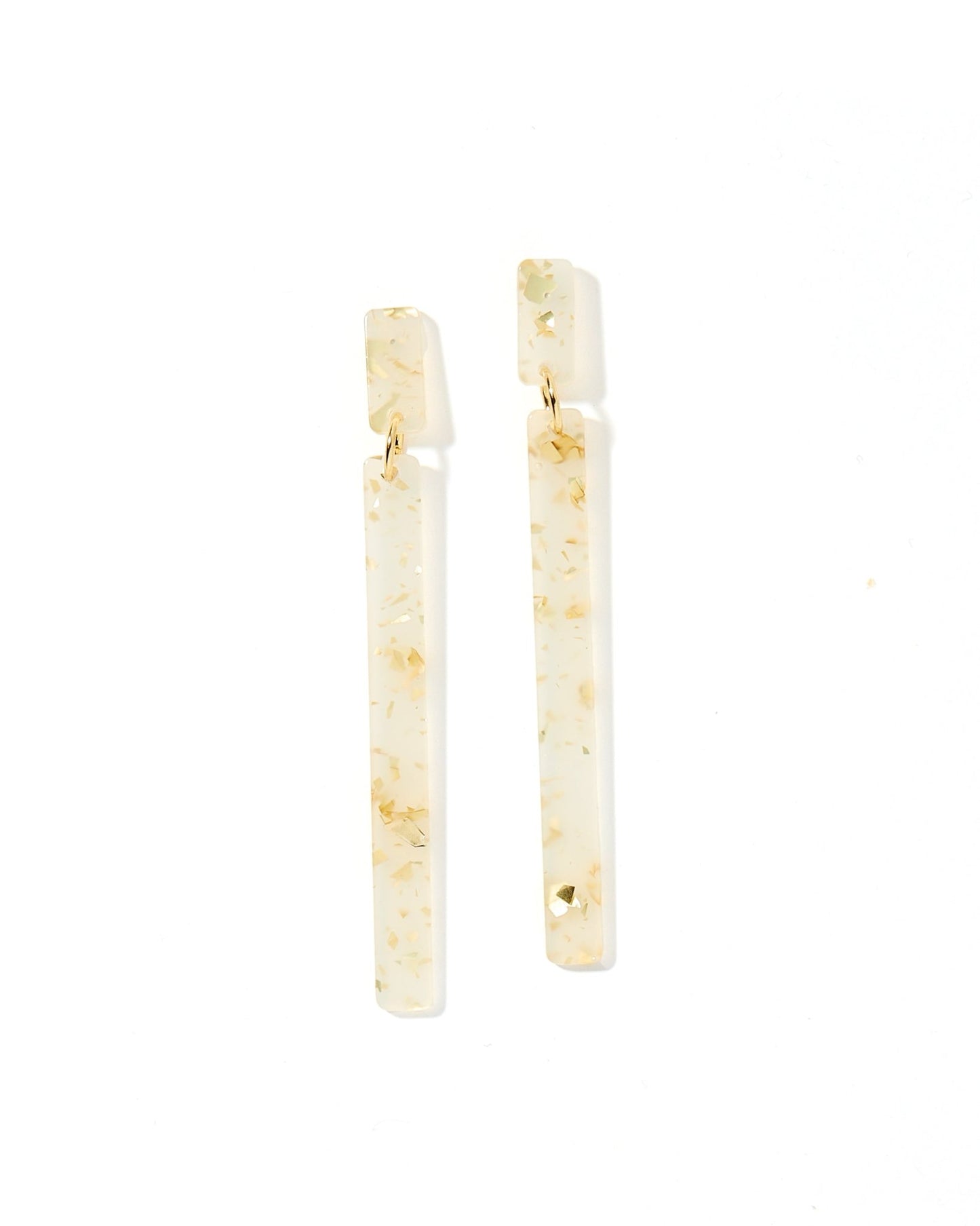 Keli - Gold Confetti - Earrings - LINNY CO WholesaleAcetate