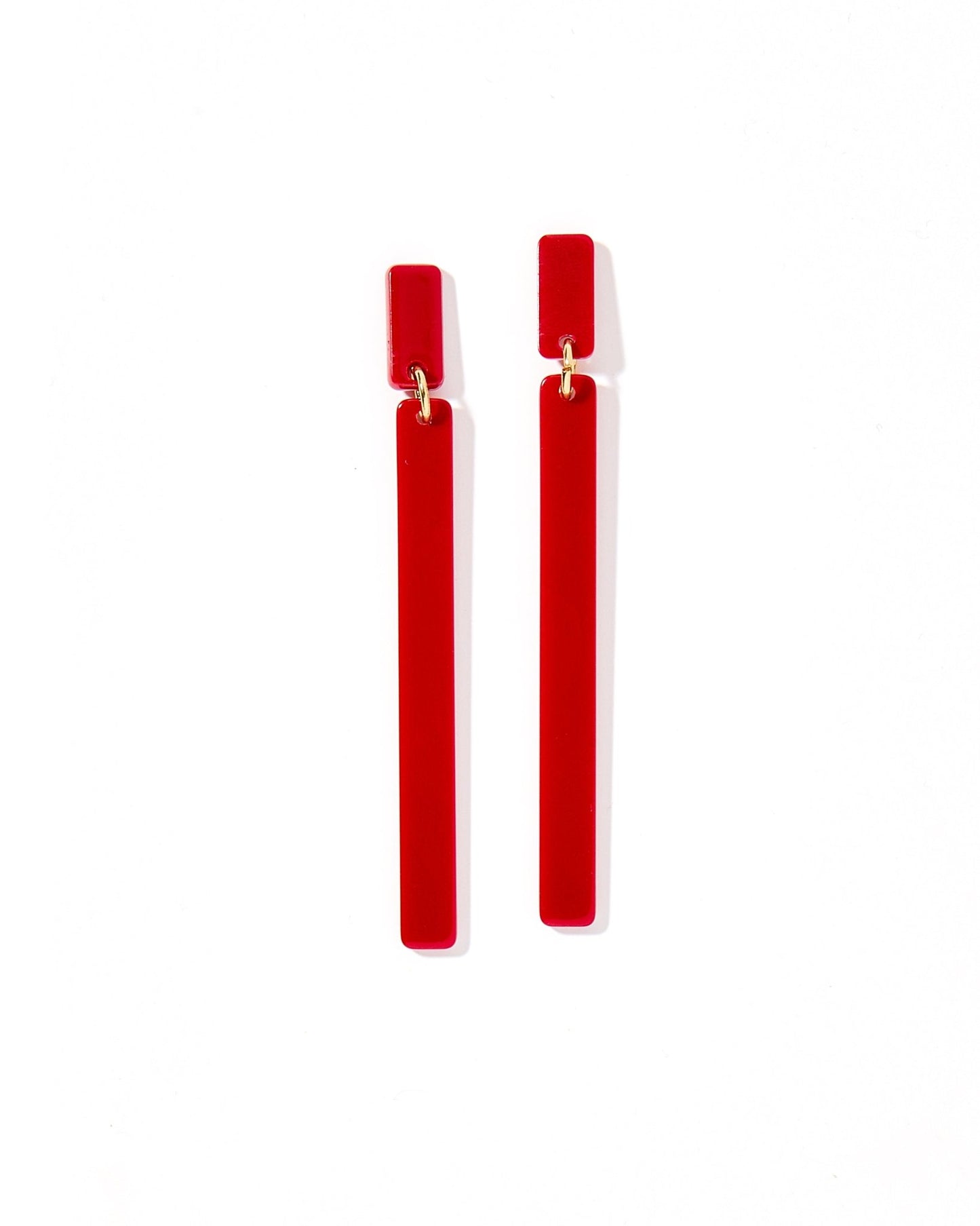 Keli - Mulberry - Earrings - LINNY CO WholesaleAcetate