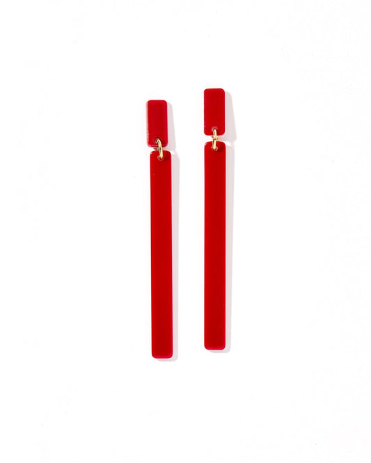 Keli - Mulberry - Earrings - LINNY CO WholesaleAcetate
