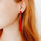 Keli - Mulberry - Earrings - LINNY CO WholesaleAcetate