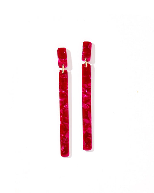 Keli - Pinot Noir - Earrings - LINNY CO WholesaleAcetate