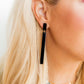 Keli - True Black - Earrings - LINNY CO WholesaleAcetate