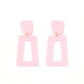 Kennedy Statement Earrings - Baby Pink - LINNY CO WholesaleAcetate