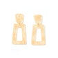 Kennedy Statement Earrings - Champagne Checkered - LINNY CO WholesaleAcetate