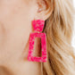 Kennedy Statement Earrings - Cosmic Pink - LINNY CO WholesaleAcetate