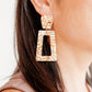 Kennedy Statement Earrings - Desert Sand - LINNY CO WholesaleAcetate