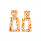 Kennedy Statement Earrings - Desert Sand - LINNY CO WholesaleAcetate